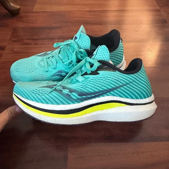 Saucony Women's Athletic Shoes - Teal and Black - Picture 2 of 5